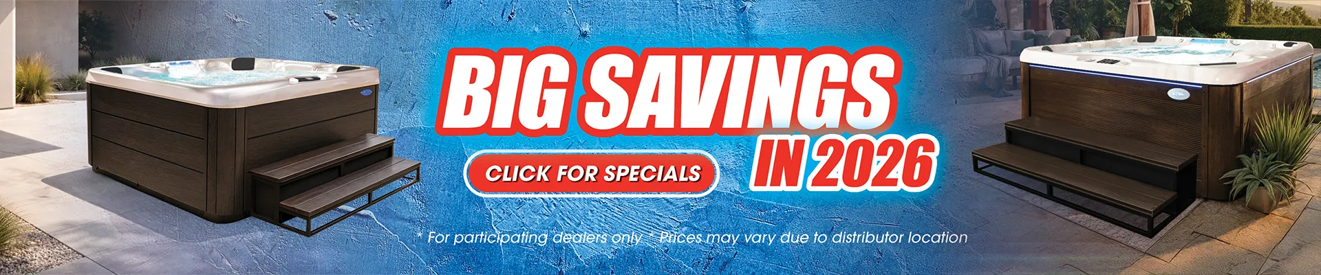 Calspas hot tub being used in a family setting - Mission