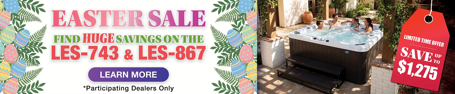 Calspas hot tub being used in a family setting - Mission